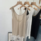 2026 Early Spring Temperament Korean Pure Windless Sleeveless Slings Women Commuting Summer New Sweet Spice Girl Dopamine