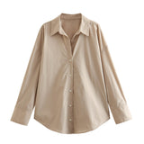 New Women's Clothing Printed Silk-Sense Silk-Sense Sex Shirt Women 4387036 In Autumn