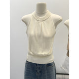 Thailand's Unique And Beautiful Sleeveless Sleeveless Wool Vest Women's Summer 2026 New External Wear Inside And Bottom