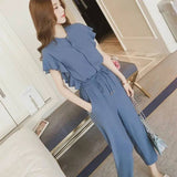 Summer Pet Petting Children Born High Girlfriends Korean Version Of 150Cm Short-Sleeved Casual Pants 150Cm155 Two Sets