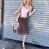 Yunnan Seaside Holiday Tight Waist Net Yarn Small Powder Skirt Summer Thailand Pure Wind High Waist Wave Half-Body Short Skirt