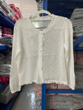 Korean Hollow Thin Sunscreen Knitted Women's Summer 2026 New Chic Loose Short-Sleeved Open-Shirt Top