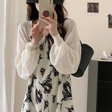 Empty Shawl Summer With Skirt Short Coat Sling Strap Hoodie Women's Ice Knitning Sunscreen Cardigan Thin