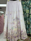 2025 Summer New French Romantic Heavy Industry Embroidery Print Collection Waist Lanky Fairy Dress