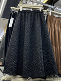French Temperament Floral Pocket Umbrella Dress Women 2025 Spring And Autumn New Splendary A-Word Half Skirt