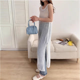 Real Shooting Of South Korea's Dongdaemun New Hollow Knitted Vest Dress Women's Summer Seaside Holiday Hooded Skirt Dress