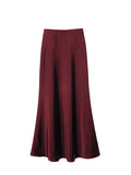 High Waist Thin Long-Skinny Vinegar Slid Half Body Skirt 2025 New Bag Hip Fish Tail