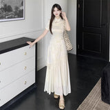 New Chinese Style Of Noble Feeling Of The Fancy Cheongsam Improved Dress Temperament Tux Design Feeling Waist Long Dress