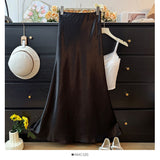 French High-Grade Glossy-Sense Fish-Tailed Half-Dressed Women's Spring 2025 New High-Waisted Hairy-Skinny-Blanesed Bag-Butg Skirt