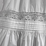 Spring 2025 New White Dress Women Look Good-Looking Popular Unique High-Rise Repair Medium-Long A-Shaped Skirt
