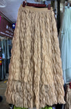 Fairy Half-Body Dress 2026 New High-End Folding Pendant Mesh Dress High Waist Thin A Word Medium Long Skirt