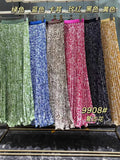 Holiday National Breeze Rheusped Flower Long Skirts Half-Dress Femininity Flalateral Lace Big Swing A Skirt Summer Autumn