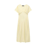 2025 Spring And Summer New Women's Fashion Temperament Casual Silk-Sense Silk-Sense Dress 2330399