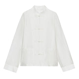 2026 Summer New Women's Fashion Casual Loose Rope Buckle Shirt 4786166250