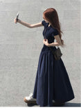 French Black Splicing Polo Dress Women's Summer 2026 New Age Reduction Beautiful Throb Showing Skinny Dress