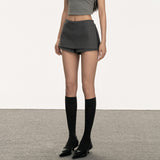 2025 Korean Version Of The New Short Skirt Women's Summer Set Thin Foundation Simple Casual Hottie A-Word Hip Half-Body Skirt