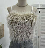 Real Shot Of Hairy Atmosphere With A Smear Chest Vest With A Short-Term Adjustable Strap Sleeveless Top 2801