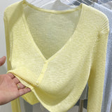 Bamboo Silk Knitted Jersey Short Coat Women's Summer Thin Bottom T-Shirt 2026 New Hoodie