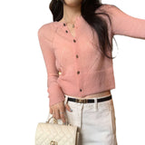 Maillard Wears A New Wool-Blend Short Sweater Jacket For Women's Autumn And Winter 2025
