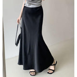French High-End Korean Version Of Fishtail Half-Dress Women 2026 Spring New High-Rise Thin Temperament Mid-Long Skirt Chic