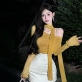 Pure Net Yarn Version Of The Simple Long-Sleeved Bottom Shirt Women's Autumn 2026 New Ribbon Slim Age T-Shirt Top