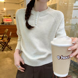 2025 Unique Beauty Slimming Inside Knitted Knitted Women's Autumn And Winter New Niche Wear White Bottom Top