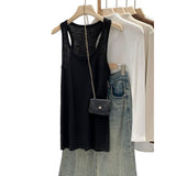 Real Shoot Wearing Sleeveless Small Sling Vest Women Summer 2026 New Inside And Outside Wearing Threaded Tops