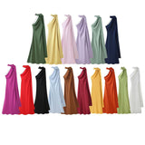 2025 Autumn New Women's Fashion Simple Ribbon Hanging Neck-Laught Dress