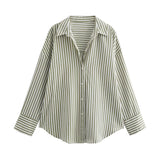 New Women's Clothing Printed Silk-Sense Silk-Sense Sex Shirt Women 4387036 In Autumn