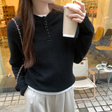 2025 Unique Beauty Slimming Inside Knitted Knitted Women's Autumn And Winter New Niche Wear White Bottom Top