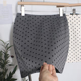 Long-Term Plus Single Real Shot Wave Half Dress Women Summer Anti-Light High-Waisted Thin Ass A Short Skirt 6878