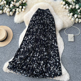 Sweet Literary And Artistic Small Fresh Broken Flowers Half-Dress Girl Spring And Summer 2026 New High-Waist A Word Loose Big Swing Skirt