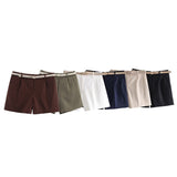 2025 Summer New Women's Assembly Belt Decoration Casual Fashion Shorts 8372104