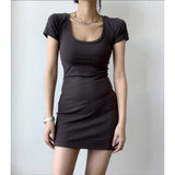 Spice Girl Dress Women's Summer Dresses With Temperament Packed Evening Dresses 2025 New Thai Short Sleeve Pure Desired Skirts