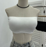 Real Shot With Chest Pads With Chest Bra Strap Strap Vest Woman Wrapped Chest Bare Back Spicy Hot Girl Back 1933