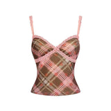 Purely Sexy Hottie Lace Splicing Sling Vest Women Summer New Slimming Tack Cloth Cloth