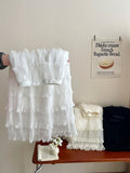 French Sweet Mesh Lace Splicing Layer Cake Half-Dress Girl Spring And Summer Shicrist Gentle Super Fairy A Word Dress