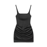 2026 New Summer Fashion Temperament Women's Sexy Sleeveless Bag Hips Tied With Dress