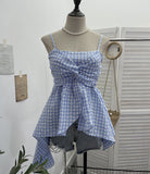 Stupid Irregular Skirt Sling Sling Sling Vest Bohemian Holiday Hottie Sleeveless Top 9223