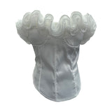 Real Shooting Three-Dimensional Flower Wrapped Breast Vest Women With Chest Pad Outside Wearing Bras Short Sleeveless Top 2718