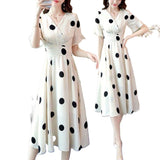 Summer Chiffon Dress Women 2026 Summer New Fashion Summer Temperament Tying Skirt Women's Fashion Trend