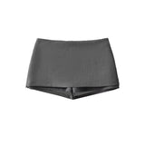2025 Korean Version Of The New Short Skirt Women's Summer Set Thin Foundation Simple Casual Hottie A-Word Hip Half-Body Skirt
