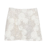 Three-Dimensional Flower Composite Lewd Skinny Dress Hip Skirt Women Summer Anti-Light High-Rise Thin A Short Skirt 9999