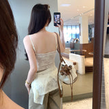Unique And Beautiful Lace Lace Vest Women's Summer 2025 New Exterior Wear Beautiful Sleeveless Slings
