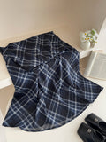 Japanese And Korean Vintage Mesh Mesh Fishtail Half-Dress Girl Spring And Summer Small Wave Dot Ocean Temperament Ass A Word Long Skirt