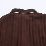 New Women's Fashion Casual Leisure Loose Belt Folding Dress 4387225