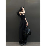 Delawed Slings Small Vest Women Wearing U-Shaped Back Bra In The Body Of A Short Dress On The Bottom