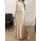 French High-End Korean Version Of Fishtail Half-Dress Women 2026 Spring New High-Rise Thin Temperament Mid-Long Skirt Chic