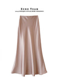 High Waist Thin Long-Skinny Vinegar Slip Half-Dress Skirt 2025 New Bag Of Hip Fish