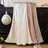 French High-Grade Glossy-Sense Fish-Tailed Half-Dressed Women's Spring 2025 New High-Waisted Hairy-Skinny-Blanesed Bag-Butg Skirt